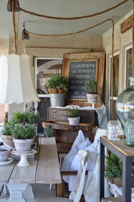 My Spring Vintage Porch